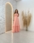 Vestido Longo Com Fenda E Amarração - La Vie Store