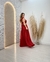 Vestido Longo Com Recorte E Alça De Babado - comprar online