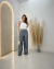 Calça Pantalona Em Linho - comprar online