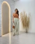 Calça Pantalona Em Linho - comprar online