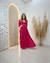 Vestido Longo Com Manga Três Quartos - La Vie Store