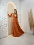 Vestido Longo Com Decote V na internet