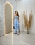 Conjunto De Saia Longuete E Cropped Lastex - La Vie Store