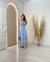 Conjunto De Saia Longuete E Cropped Lastex - loja online