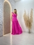 Imagem do Vestido Longo Com Recorte E Alça De Babado