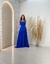 Imagem do Vestido Longo Com Recorte E Alça De Babado