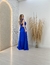 Vestido Longo Com Recorte E Alça De Babado