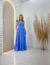 Vestido Longo Com Alça De Babado - loja online