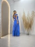 Vestido Longo Com Alça De Babado