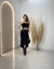 Conjunto Em Tricot De Cropped E Saia - La Vie Store