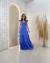 Vestido Longo Com Alça De Babado