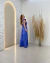 Vestido Longo Com Alça De Babado na internet