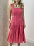 Vestido Midi Em Laise Com Babado Na Alça - comprar online