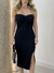Vestido Midi Tomara Que Caia Com Fenda na internet