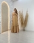 Vestido Longo Com Fenda E Amarração - comprar online