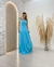 Vestido Longo Com Recorte E Alça De Babado - La Vie Store