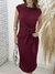 Vestido Midi Com Detalhe Transpassado - comprar online