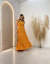Vestido Longo Com Alça De Babado - La Vie Store