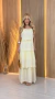 Vestido Longuete Babados Em Laise