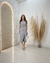 Vestido Midi Alfaiataria Com Fenda - comprar online