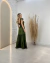 Vestido Longo Com Alça De Babado na internet