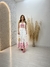 Conjunto De Saia Longuete E Cropped Lastex - La Vie Store