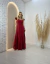 Vestido Longo Com Alça De Babado - loja online