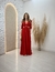 Vestido Longo Com Manga Três Quartos - comprar online