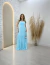 Vestido Longo Com Alça De Babado - La Vie Store