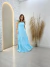 Vestido Longo Com Alça De Babado - loja online