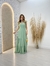 Vestido Longo Com Alça De Babado na internet