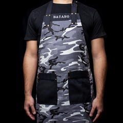 Delantal "Batang" Camo Gris - buy online