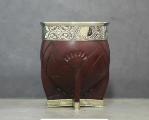 Mate Imperial labrado con refuerzo de alpaca - comprar online