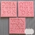 Molde de Silicone Kit Alfabeto Arabesco