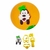 Kit de Cortadores Mickey e sua Turma Minnie Pluto Pateta Margarida Pato Donald Disney - Loja Aline Candido