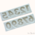 Molde de Silicone Numeros Floridos 4 cm
