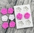Molde Silicone Flores Rosas - Jardim Encantado