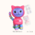 Molde Silicone Gato de Casaco 8cm Personagem Casa Magica da Gabby - loja online