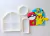 Kit Molduras Pokemon 9 cm - 3 Partes