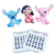 Cartela de Olhos Comestiveis Modelo Lilo e Stitch