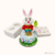 Molde de Silicone Coelho Alice no pais das Maravilhas 8 cm