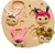 Kit Rostos Miniatura Boneca Me Too Dolls