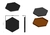 MOLDE APOYA VASO HEXAGONAL - comprar online