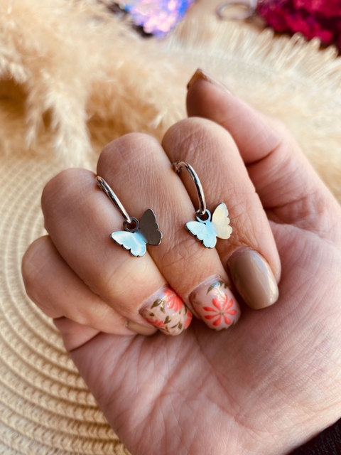 Argollita Mariposa Aq