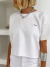 Remera Sastrera Blanca • Larga - comprar online