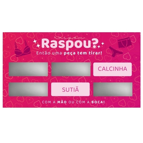 RASPADINHA TIRE UMA PEÇA DE ROUPA MIESS