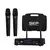 Imagem do Microfone SKP Sem Fio Digital Duplo UHF 300 D