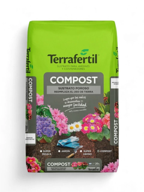Terrafertil | Compost Sustrato Poroso Buena Hidratación - comprar online