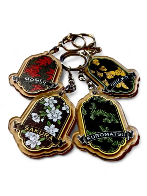 LLavero Team Escuela de Domestic Bonsai acrilico 5mm diseño Hugo Barbosa 2023 - comprar online