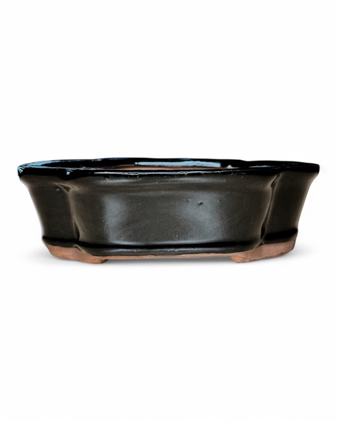 Maceta ceramica 16 X 12.5 X 5cm esmaltada mokko 061-4 - comprar online